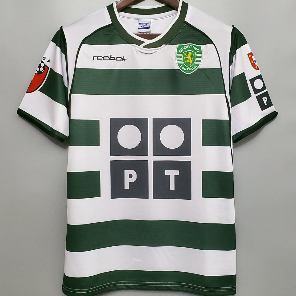 Jersey 2001/03 Lisbon Local Manga corta Versión Fan Retro