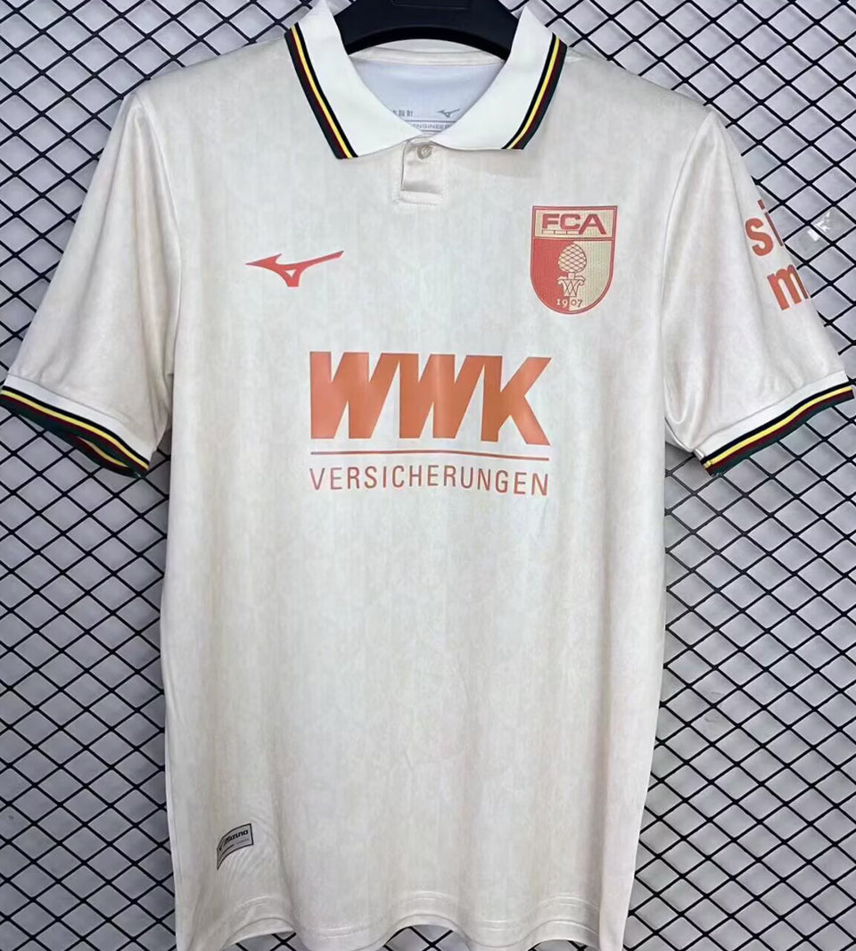 jersey 2026 fc augsburg especial manga corta versión fan