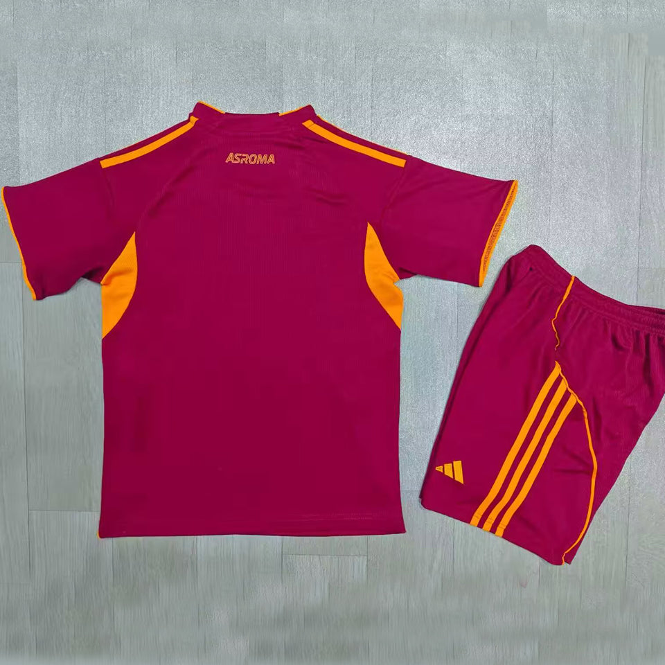 Jersey 2025/26 Roma Local Manga corta Niño