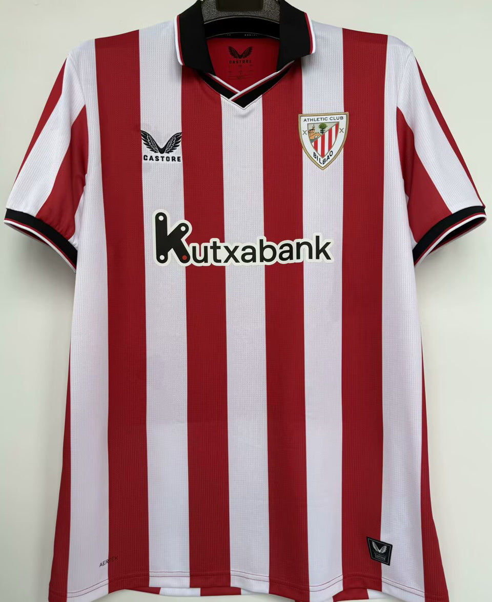 Jersey 2025/26 Bilbao AT Local Manga corta Versión Fan