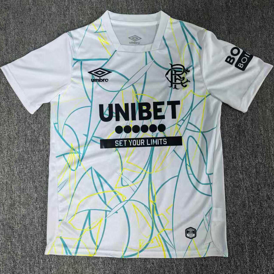jersey 2026/27 glasgow rangers especial manga corta versión fan