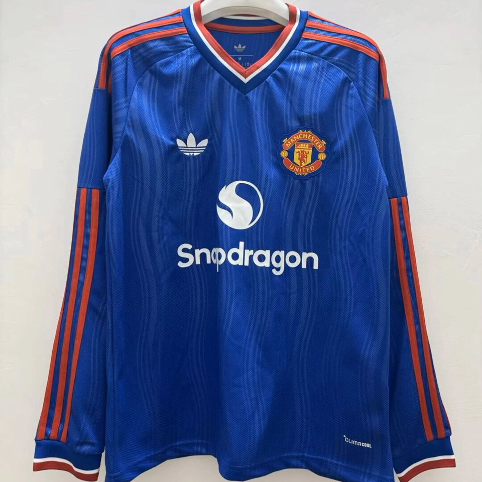 jersey 2026/27 manchester united visitante manga larga versión fan