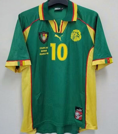 1998 Cameroun Local Versión Fan Selecciones Retro