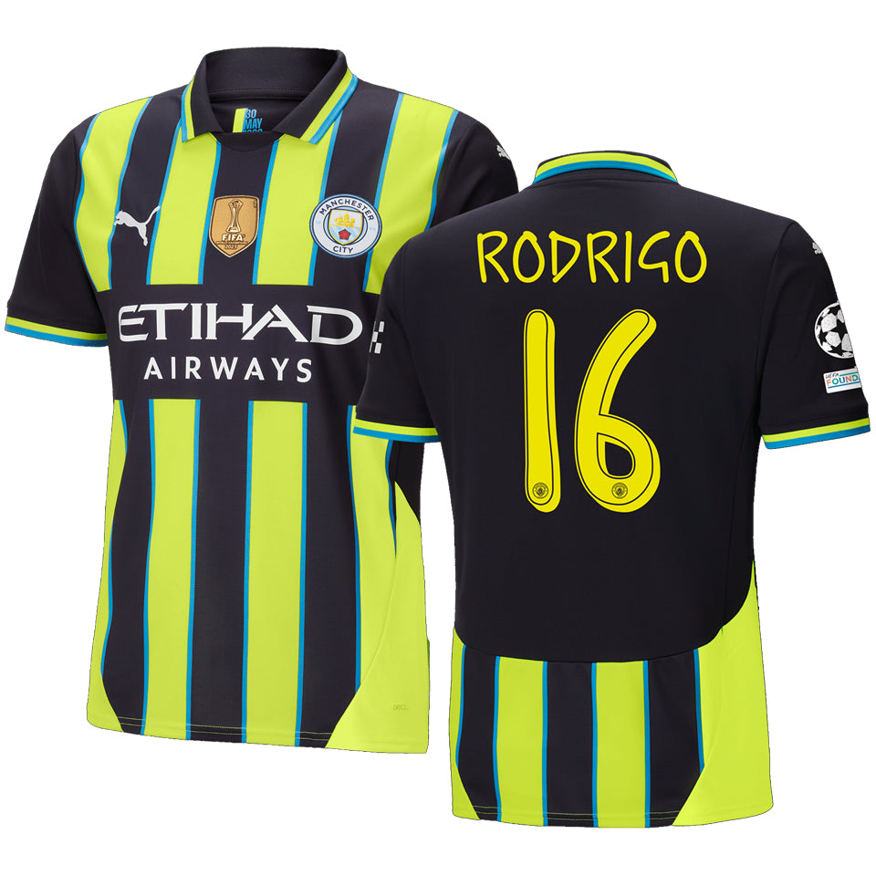 Jersey 2024/25 Manchester City Visitante Manga corta Versión Fan