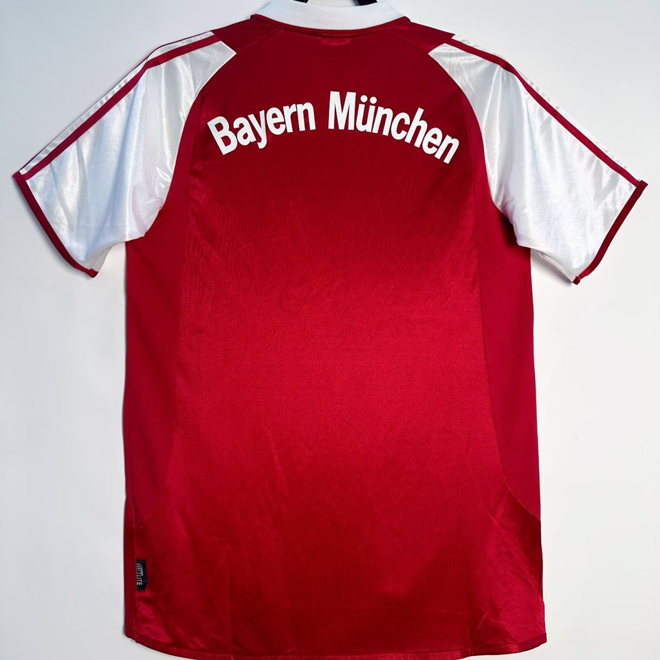 jersey 2003/04 bayern munich local manga corta versión fan retro