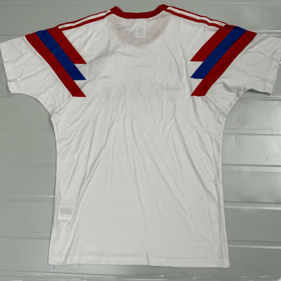 jersey 1990/1991 hamburger local manga corta versión fan retro