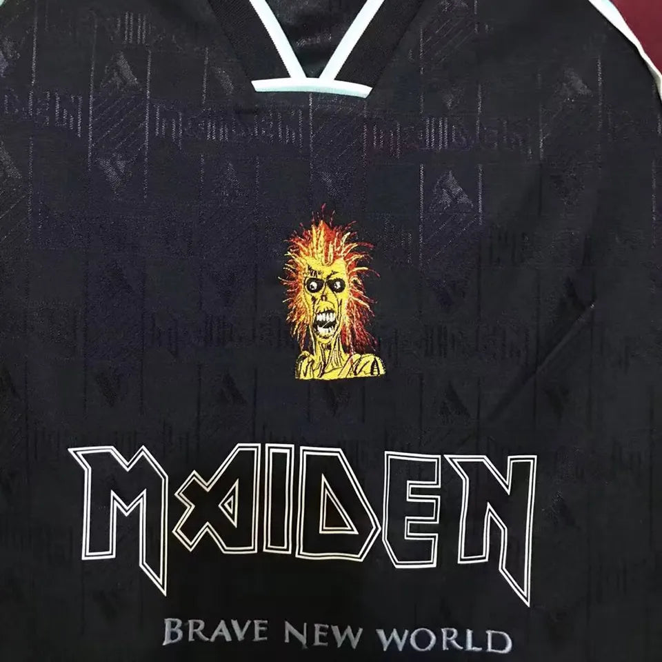 Jersey 1999 Iron Maiden Especial Manga corta Versión Fan Retro