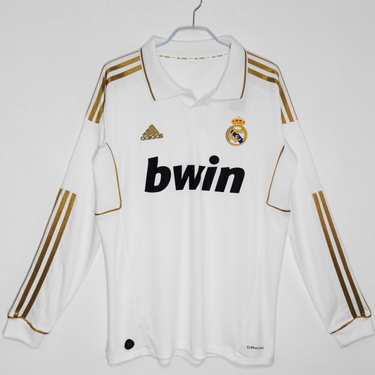 Jersey 2011/12 Real Madrid Local Manga larga Versión Fan Retro