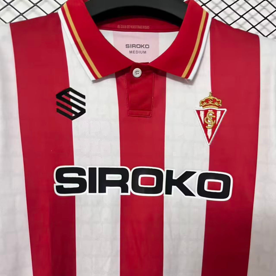 jersey 2026/27 gijon local manga corta versión fan