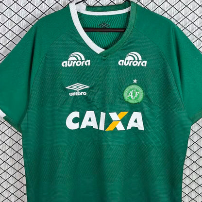 Jersey 2016 Chapecoense Local Manga corta Versión Fan Retro