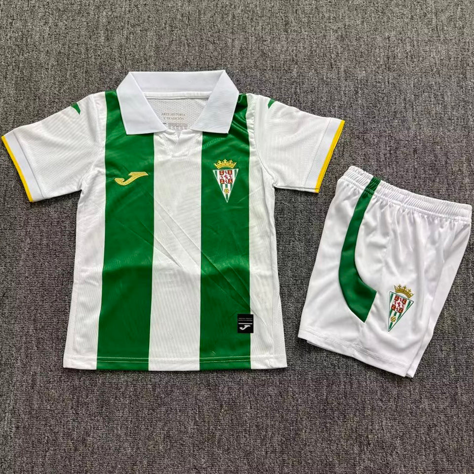 jersey 2026/27 cordoba local manga corta niño