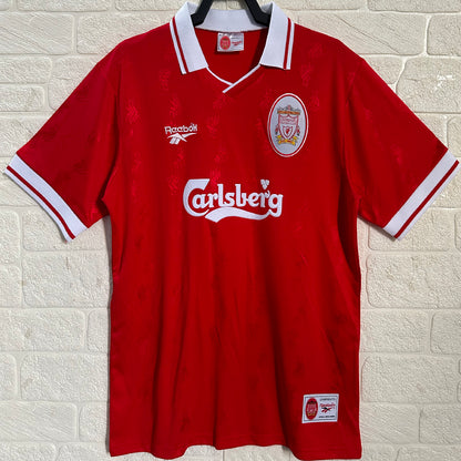 Jersey 1996/97 Liverpool Local Manga corta Versión Fan Retro