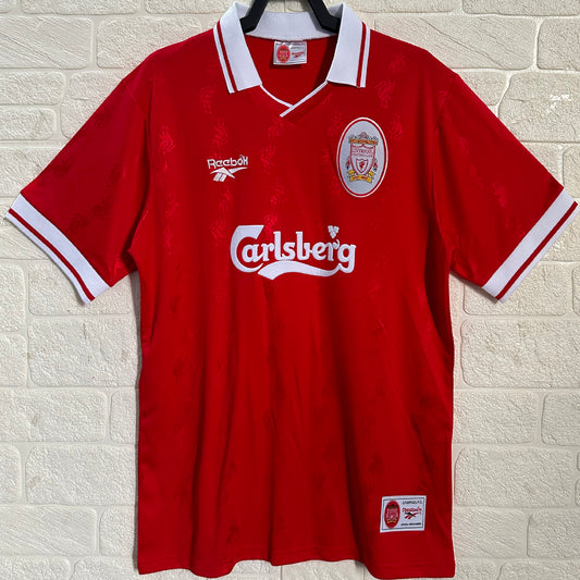 Jersey 1996/97 Liverpool Local Manga corta Versión Fan Retro