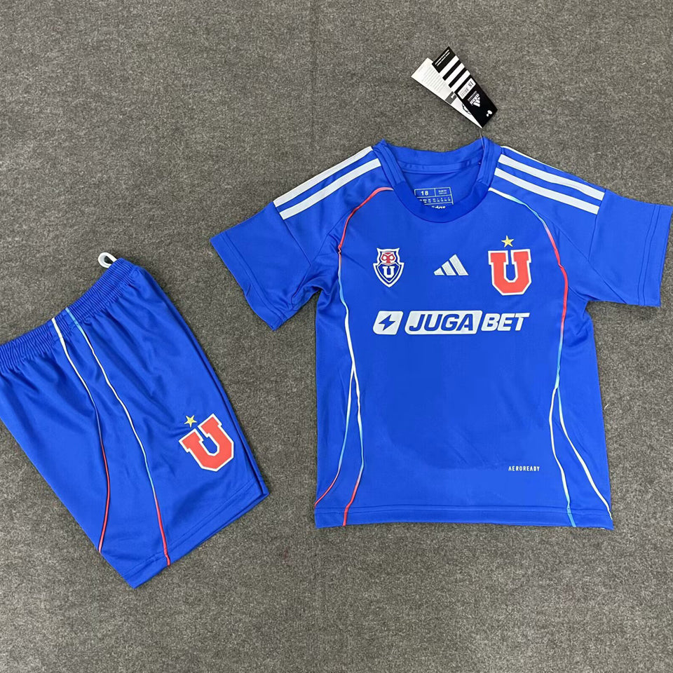 jersey 2025/26 universidad de chile local manga corta niño