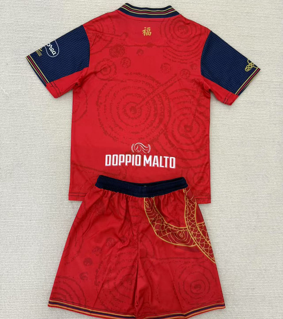 Jersey 2025 Cagliari Especial Manga corta Niño