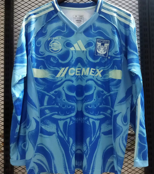 Jersey 2025/26 Tigres Visitante Manga larga Versión Fan