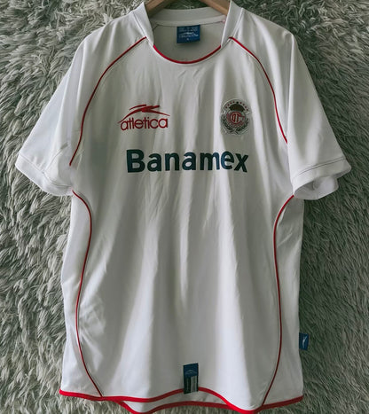Jersey 2005/2006 Deportivo Toluca Visitante Manga corta Versión Fan Retro