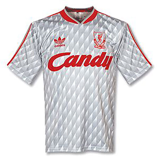 Jersey 1989/91 Liverpool Visitante Manga corta Versión Fan Retro