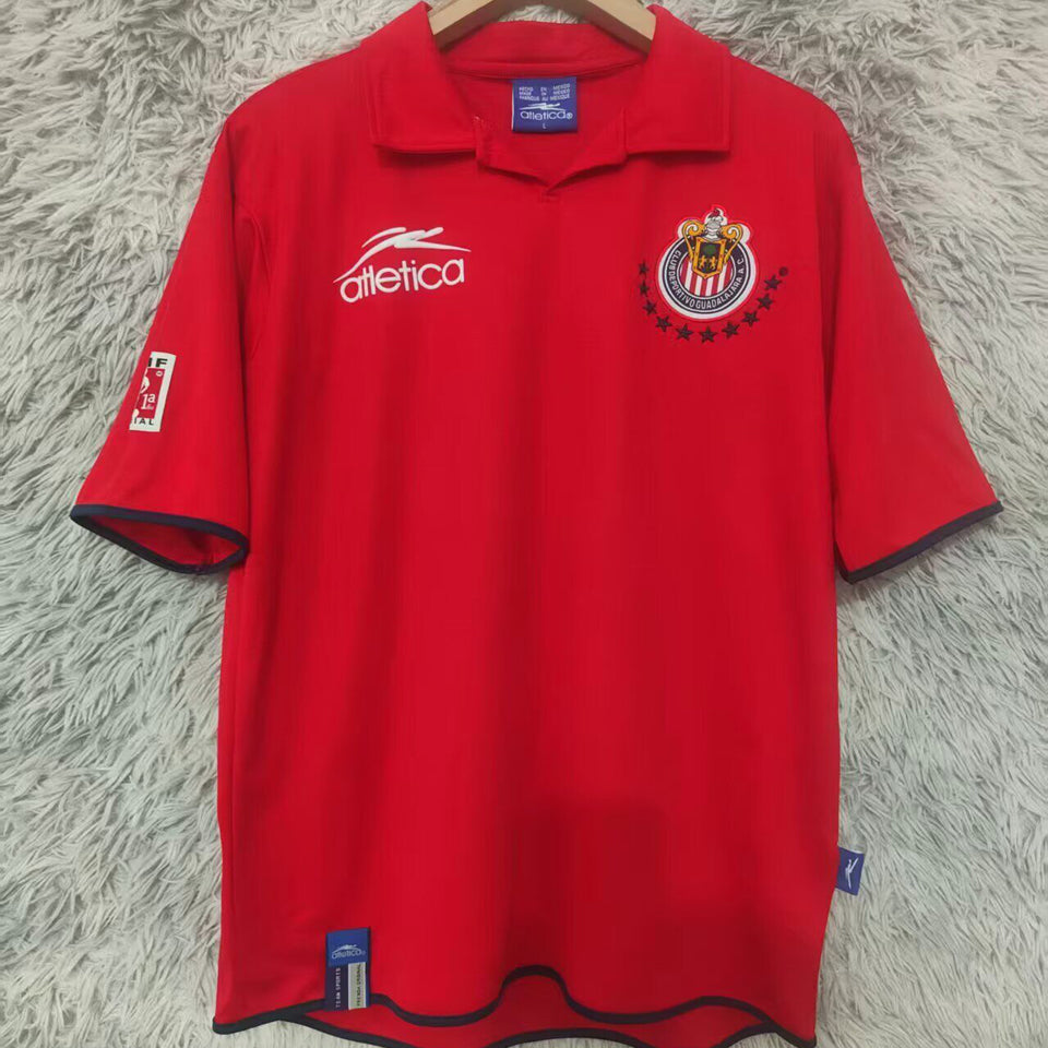 jersey 2003/2004 chivas tercero manga corta versión fan retro