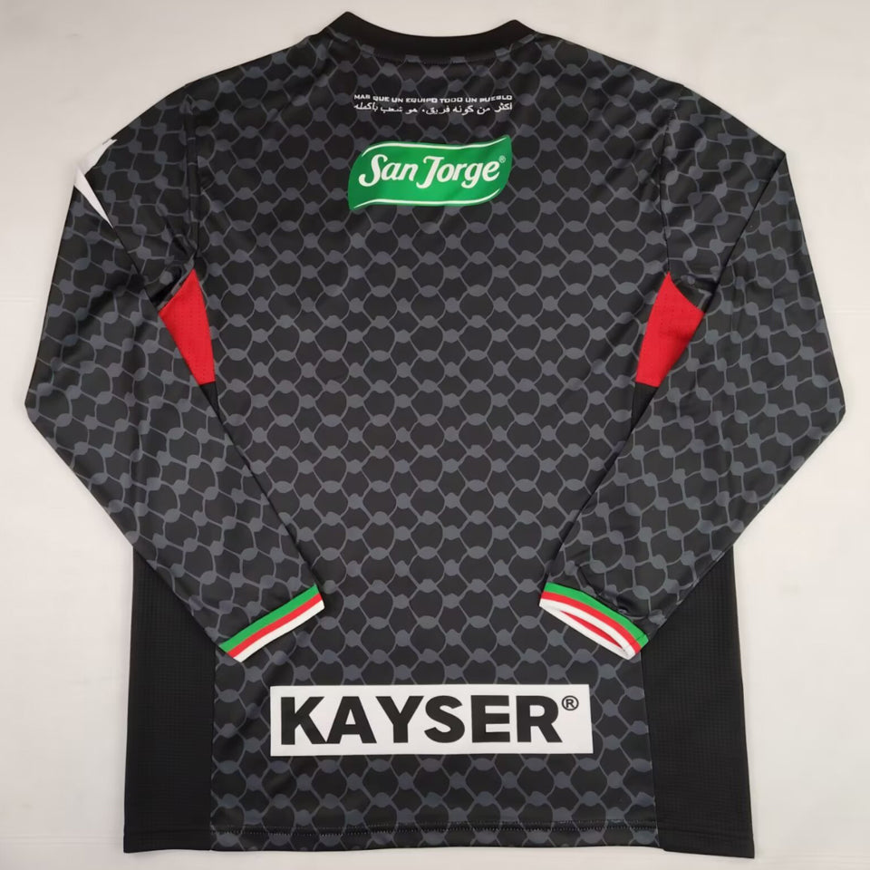 jersey 2024/25 palestino visitante manga larga versión fan