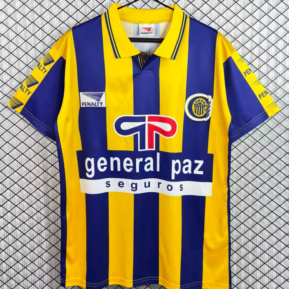 jersey 1993/1995 rosario central local manga corta versión fan retro