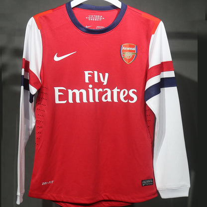 Jersey 2012/13 Arsenal Local Manga larga Versión Jugador Retro