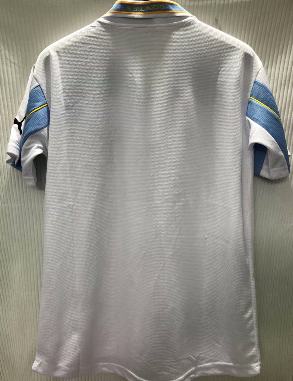 jersey 2000/2001 lazio visitante manga corta versión fan retro