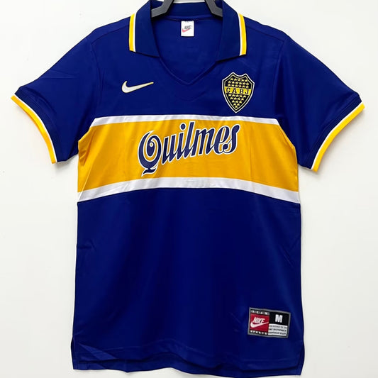 Jersey 1996/97 Boca Local Manga corta Versión Fan Retro