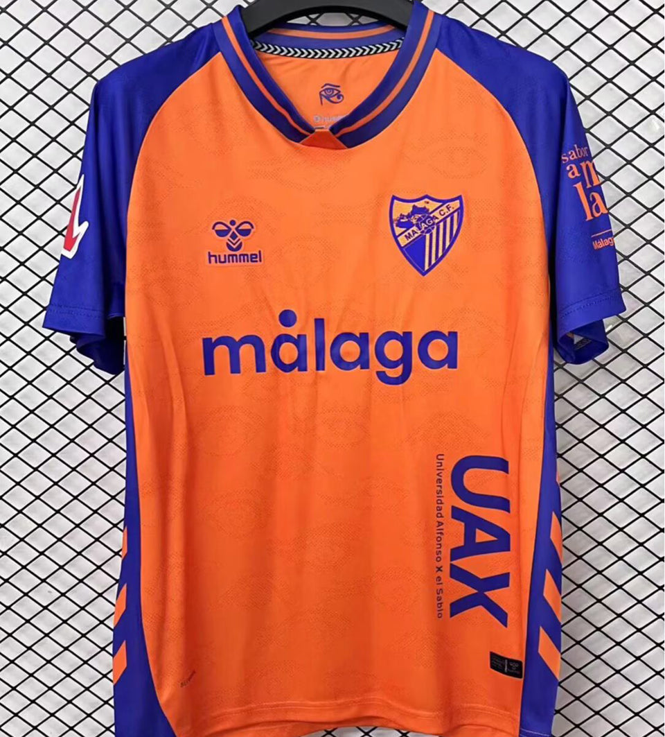 Jersey 2025/26 Malaga Visitante Manga corta Versión Fan