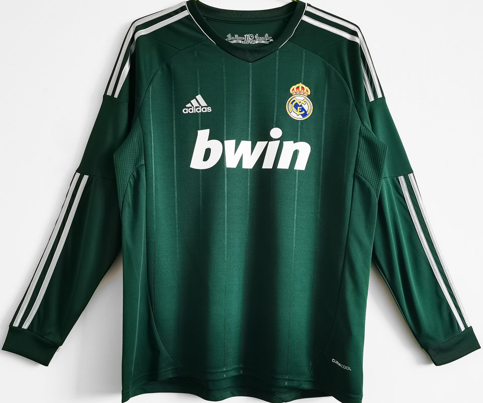 jersey 2012/13 real madrid tercero manga larga versión fan retro
