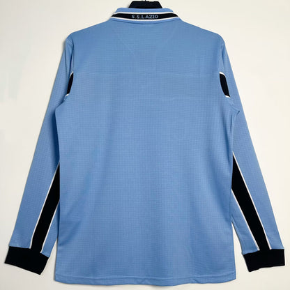 Jersey 1998/1999 Lazio Local Manga larga Versión Fan Retro