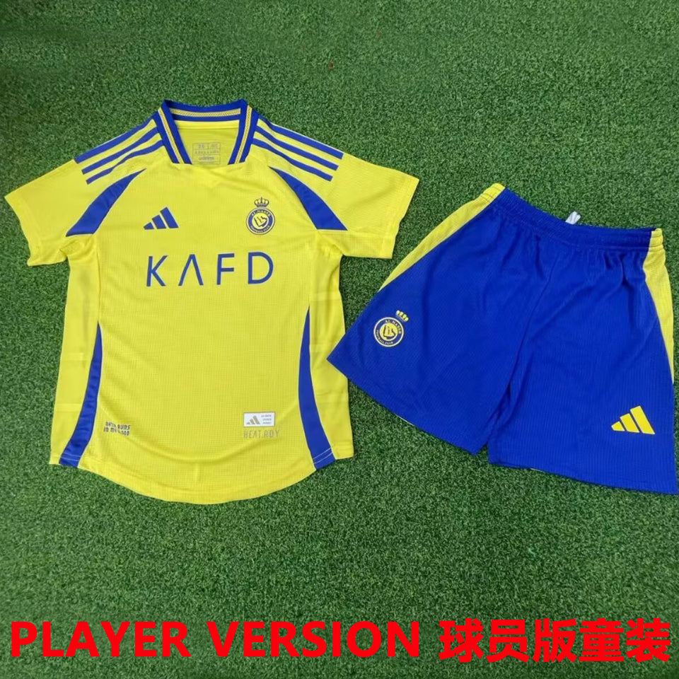 Jersey 2024/25 Al Nassr Local Manga corta Versión Jugador