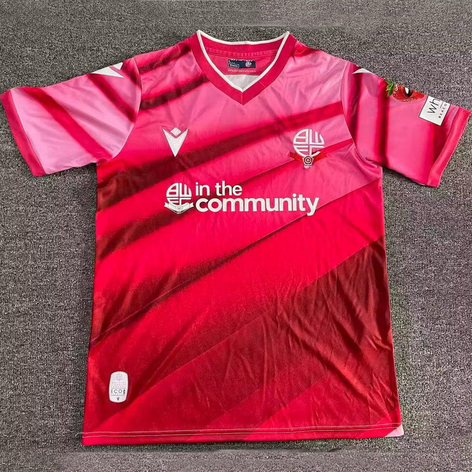 jersey 2025/26 bolton wanderers tercero manga corta versión fan