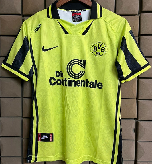 Jersey 1996 Borussia Dortmund Local Manga corta Versión Fan Retro