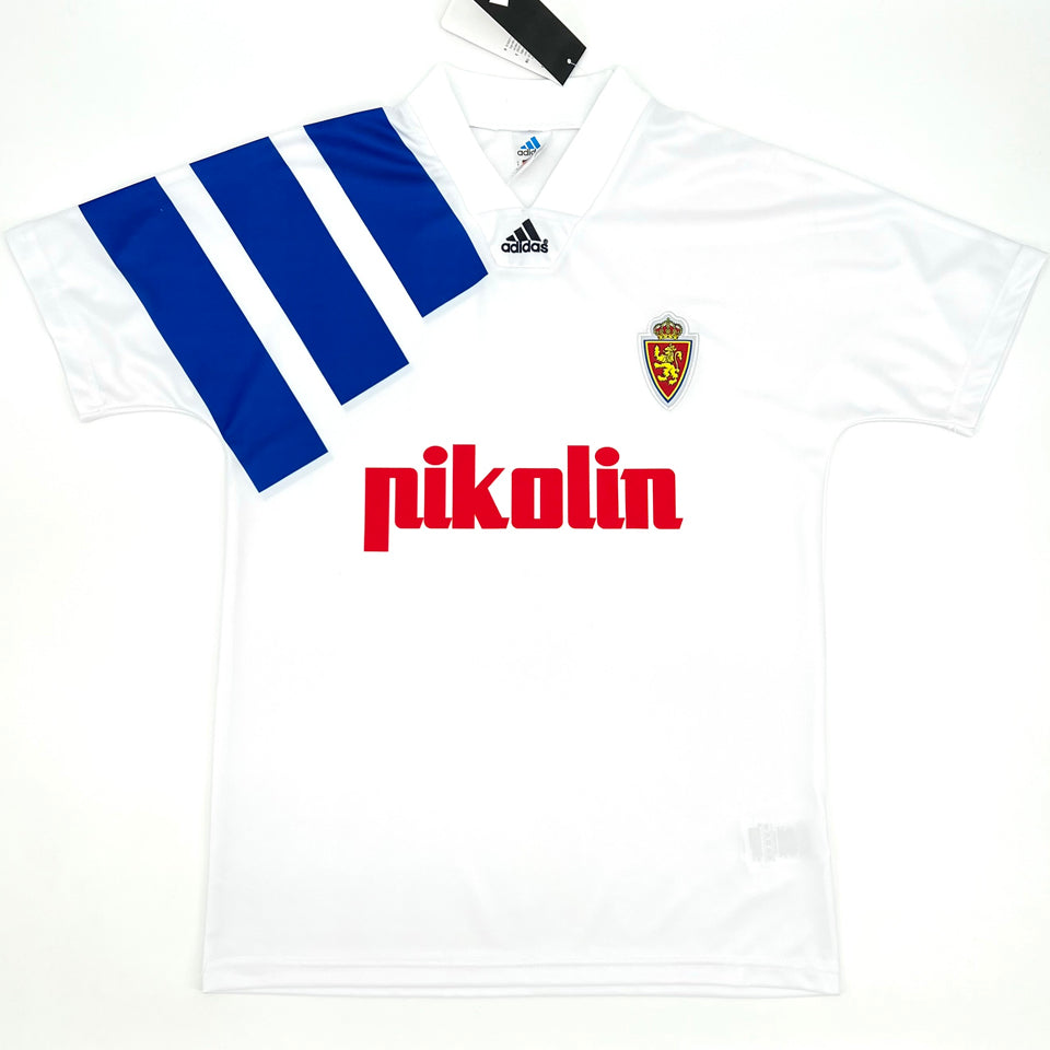 jersey 1992/93 zaragoza local manga corta versión fan retro