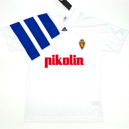 Jersey 1992/93 Zaragoza Local Manga corta Versión Fan Retro