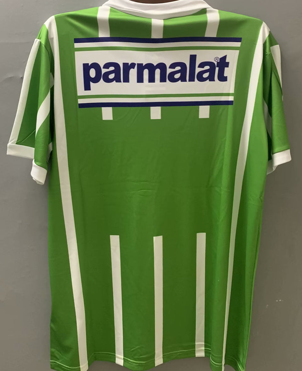 jersey 1992/93 palmeiras local manga corta versión fan retro