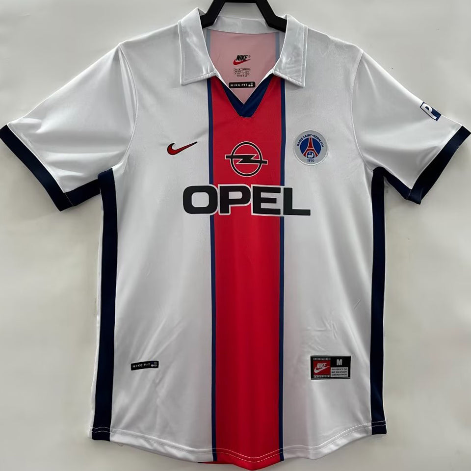 jersey 1998/99 psg visitante manga corta versión fan retro