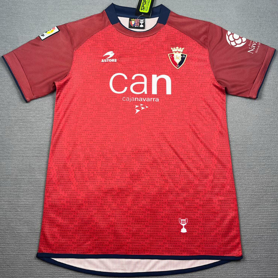 Jersey 2004/05 Osasuna Local Manga corta Versión Fan Retro