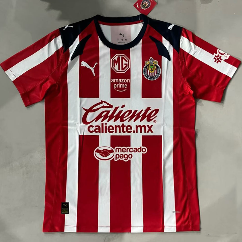 jersey 2025/26 chivas local manga corta versión fan