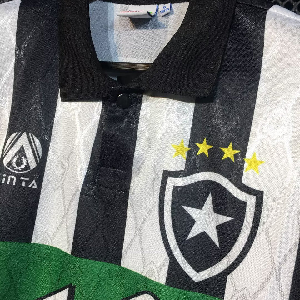 jersey 1995 botafogo local manga corta versión fan retro