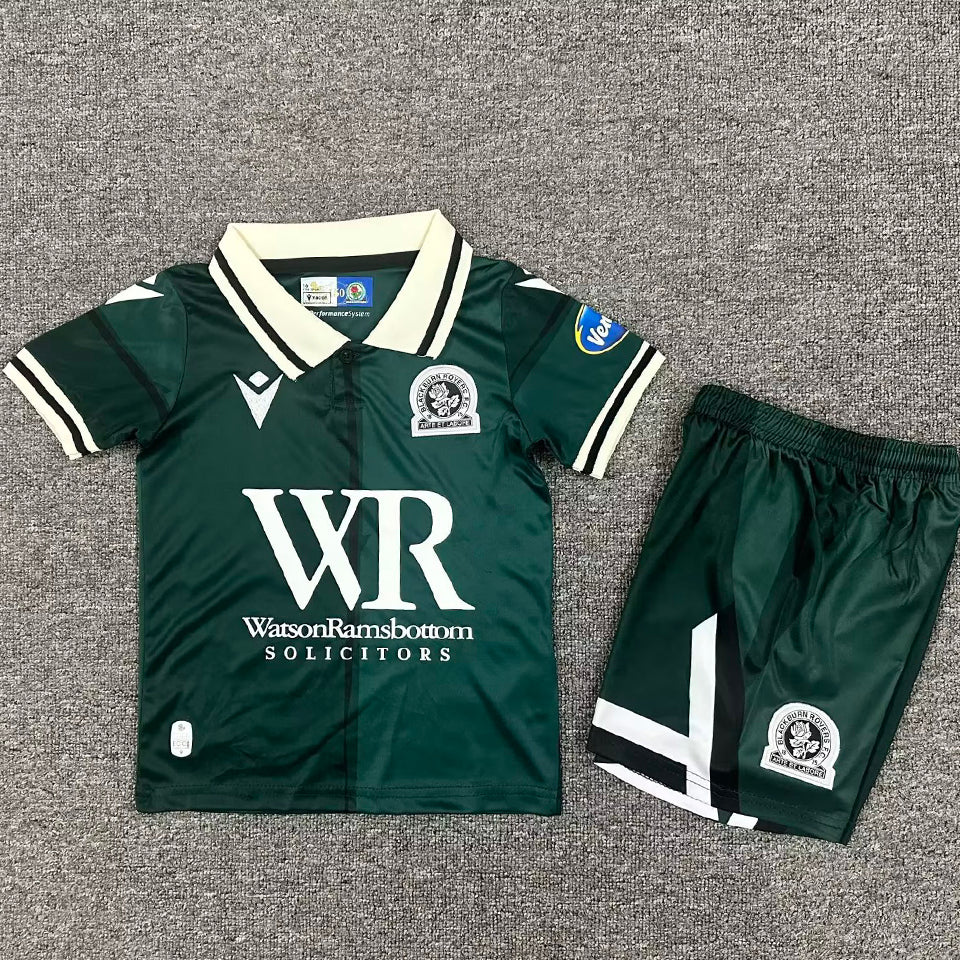 jersey 2025/26 blackburn visitante manga corta niño