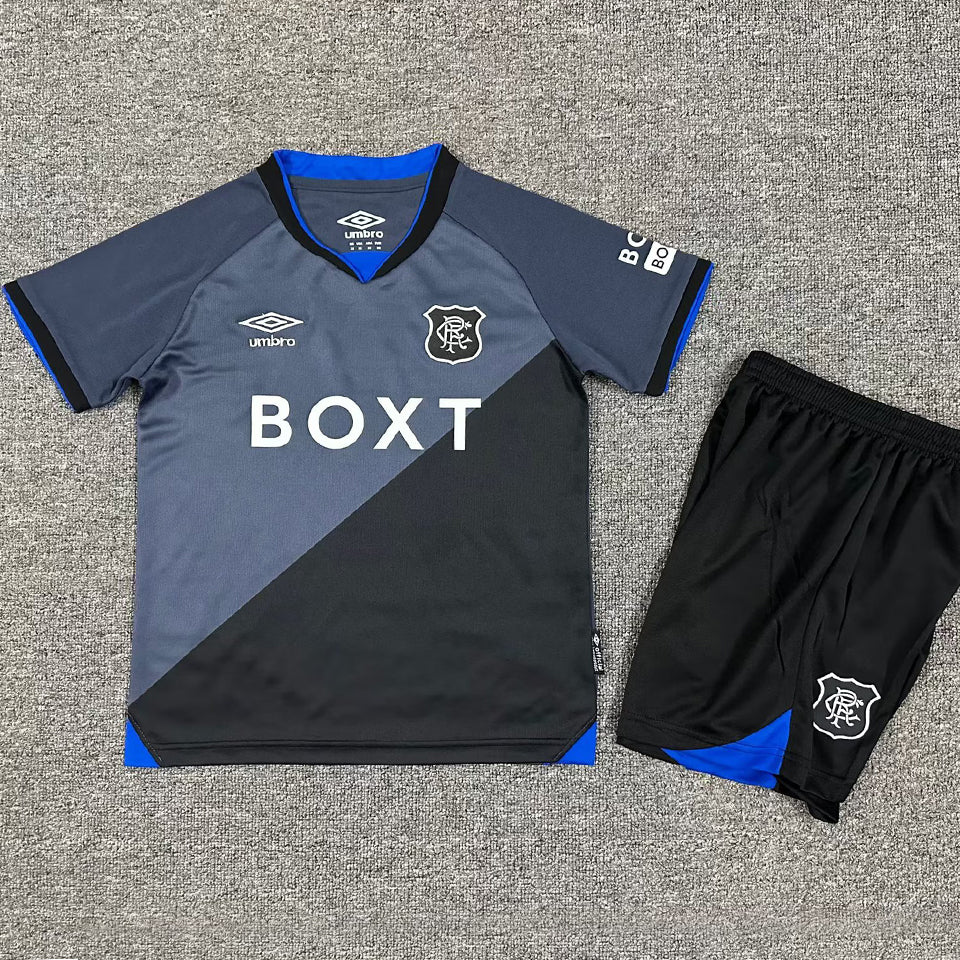 Jersey 2025/26 Glasgow Rangers Tercero Manga corta Niño