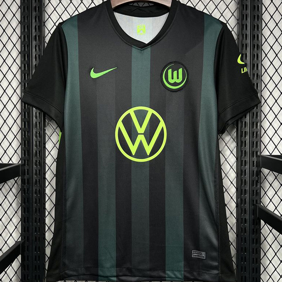 Jersey 2024/25 Wolfsburg Visitante Manga corta Versión Fan