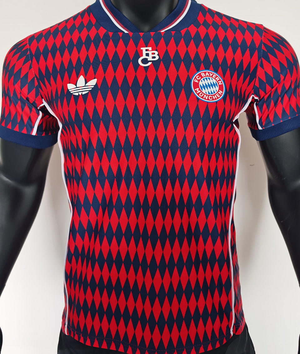 jersey 2025/26 bayern munich especial manga corta versión jugador retro