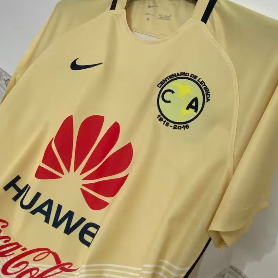 jersey 2016/17 club america local manga corta versión fan retro