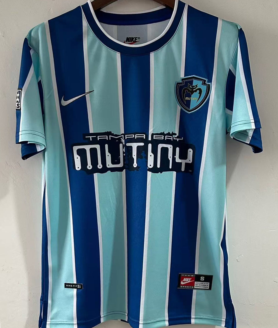 Jersey 1997 Tampa Bay Mutiny Local Manga corta Versión Fan Retro