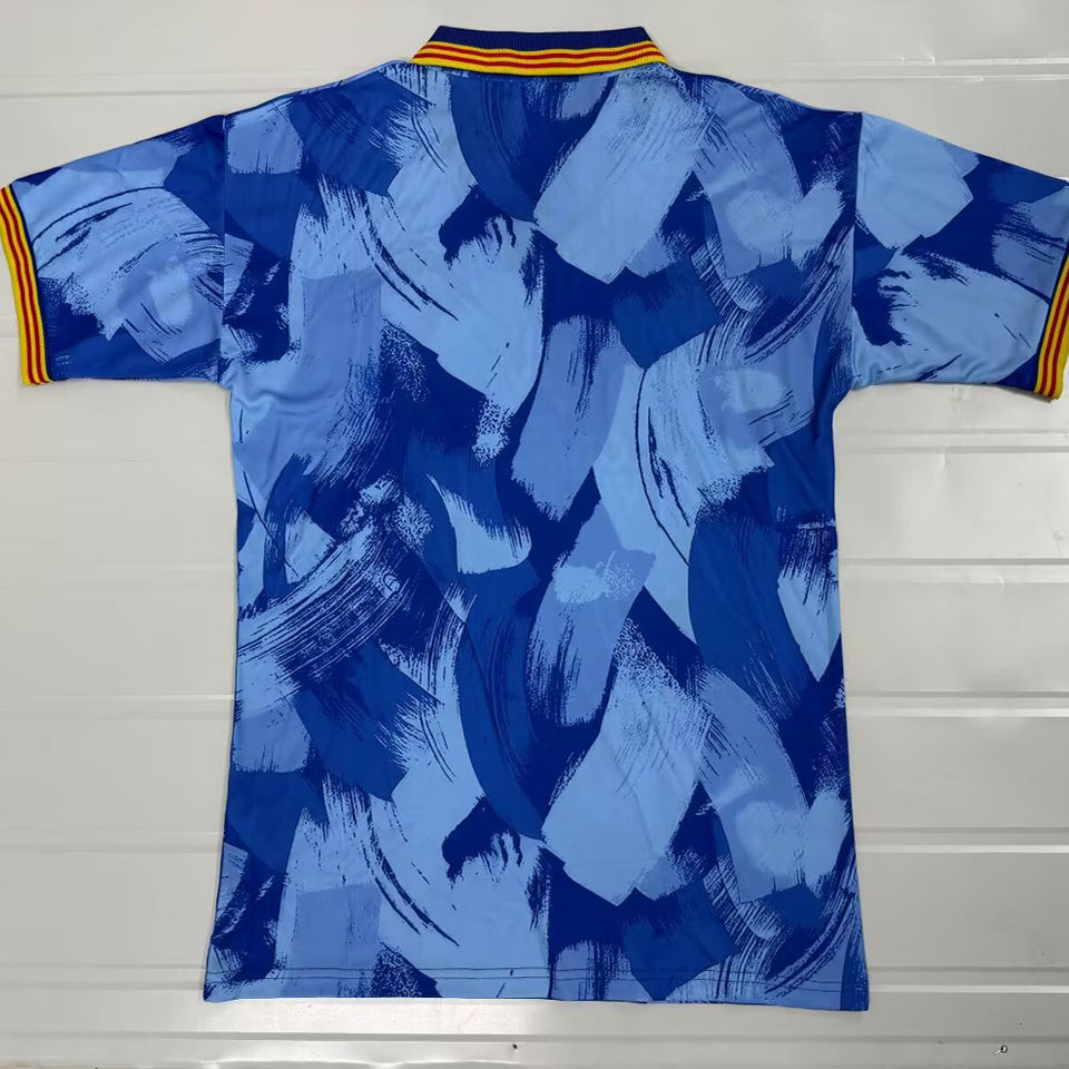 jersey 1990/1991 valencia visitante manga corta versión fan retro