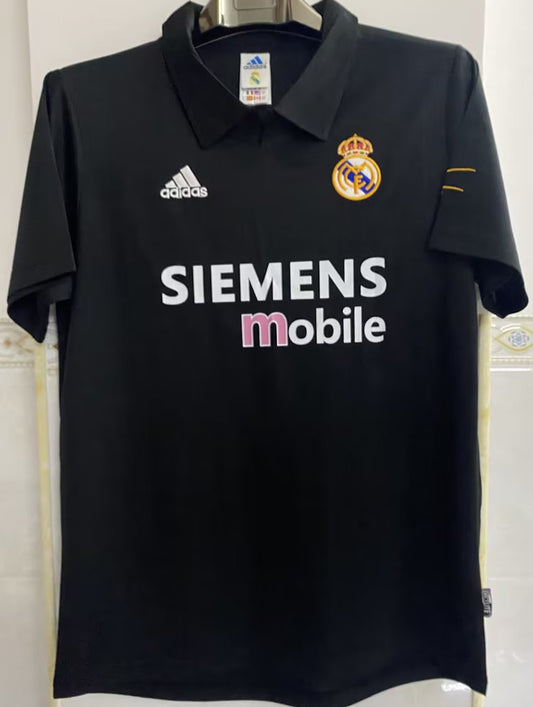 Jersey 2002/03 Real Madrid Visitante Manga corta Versión Fan Retro