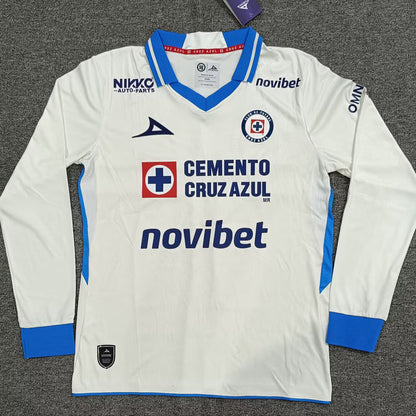 Jersey 2026/27 Cruz Azul Visitante Manga larga Versión Fan